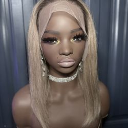 WIG 100% REMY HUMAN HAIR 16”