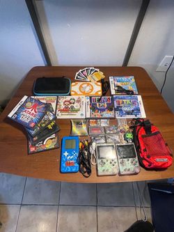 New Nintendo 2ds xl carry case and video games ds gba read description please