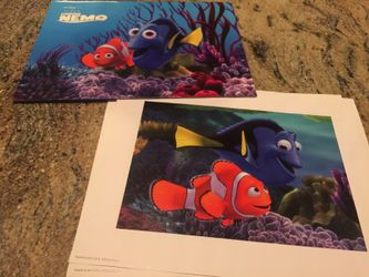 Disney Pixar Finding Nemo lithographs