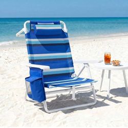 TLSUNNY Folding Backpack Beach Chair