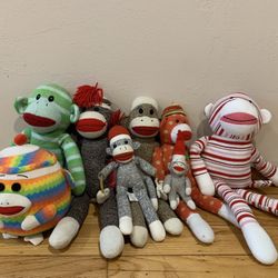 Schylling Sock Monkey Stuffed Animals