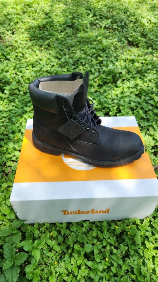 Timberlands Black Boots