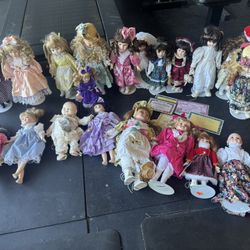 Mix Of Porcelain Dolls