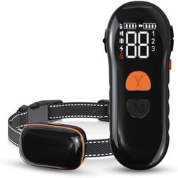 Dog Shock Collar - Dog Training Collar with Remote 2600Ft, Shock Collar for Large Medium Small Dogs 8-120lbs, Waterproof