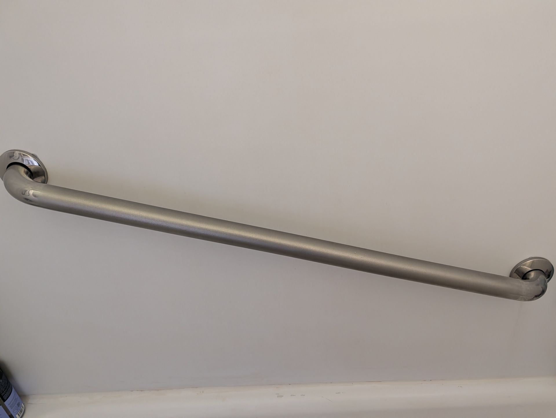 32" x 1-1/2" Concealed Peened ADA Compliant Grab Bar in Polished Stainless Steel