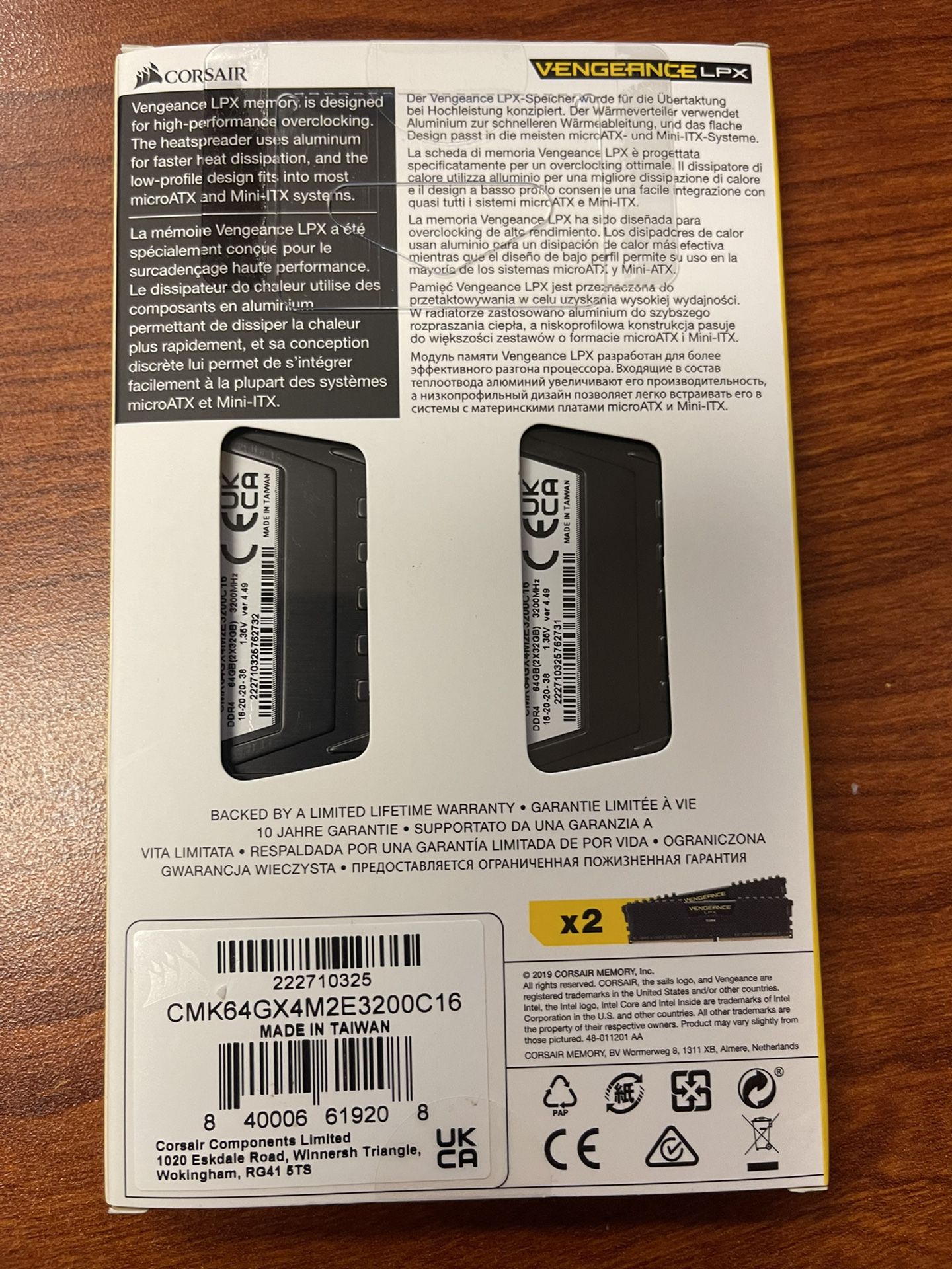 Corsair Vengeance LPX 64GB 2x32 for Sale in Tacoma, WA - OfferUp