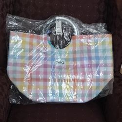 New Swig Plaid Loopi Tote Bag 