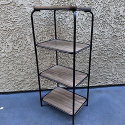 Metal & Wood Shelving Unit