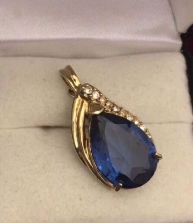 Sterling Yellow Gold Plated Pendant