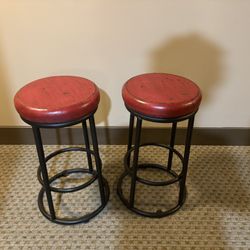Gorgeous Pottery Barn Jefferson Bar Stools (pair)