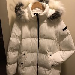 White Parka L new
