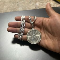 925 Silver Centenario Chain