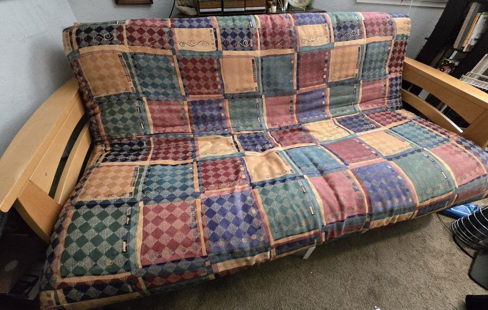 Full Size Futon ***City Scheduled Trash Pickup 05/08- Come Get Before May 8!