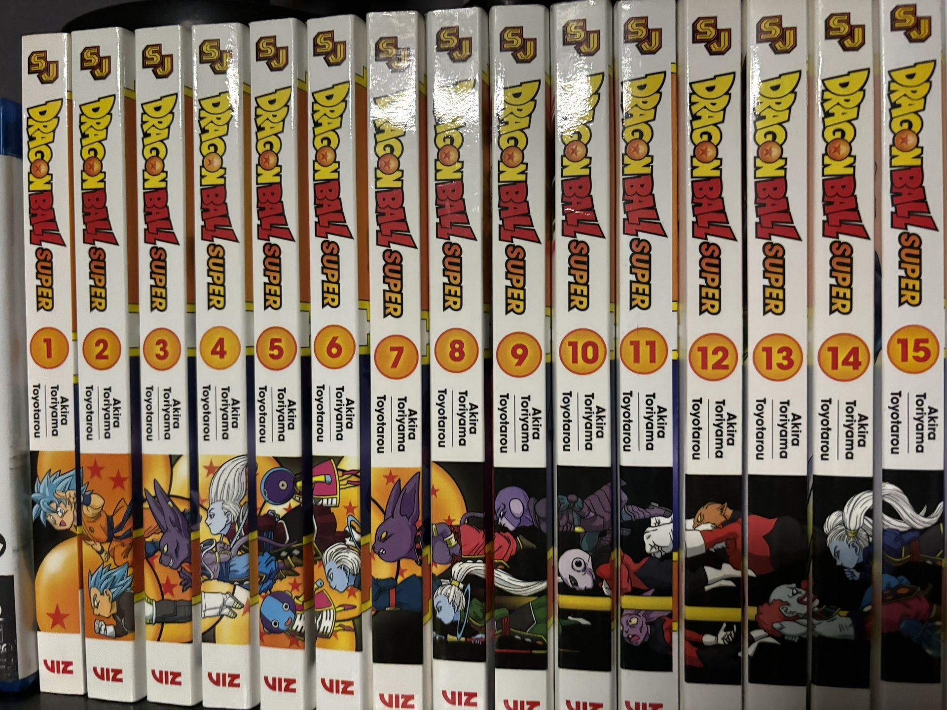 Dragon Ball Super Manga Volumes 1-15 (like New)