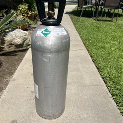 ALUMINUM CYLINDER 60 CUBIC FEET FOR ANY TYPE OF GASES