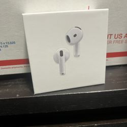 Brand New AirPods 4 ANC are wireless earbuds with active noise cancellation. They feature a white color, in-ear form factor with a double earpiece des