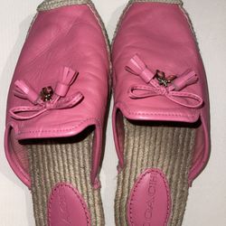 Authentic Coach Pink Flats