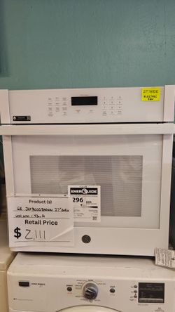 GE JKS3000 Dnwn 27" built in wall oven