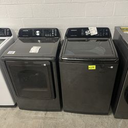 Samsung Dark blue SmartThings Washer Dryer Set