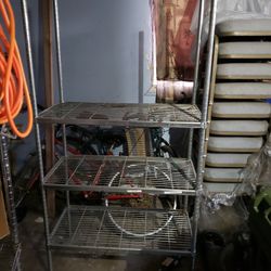 Metal Wired Selves Garage Storage Uility 