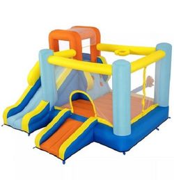 Kids Inflatable Mega Bounce Park with pump