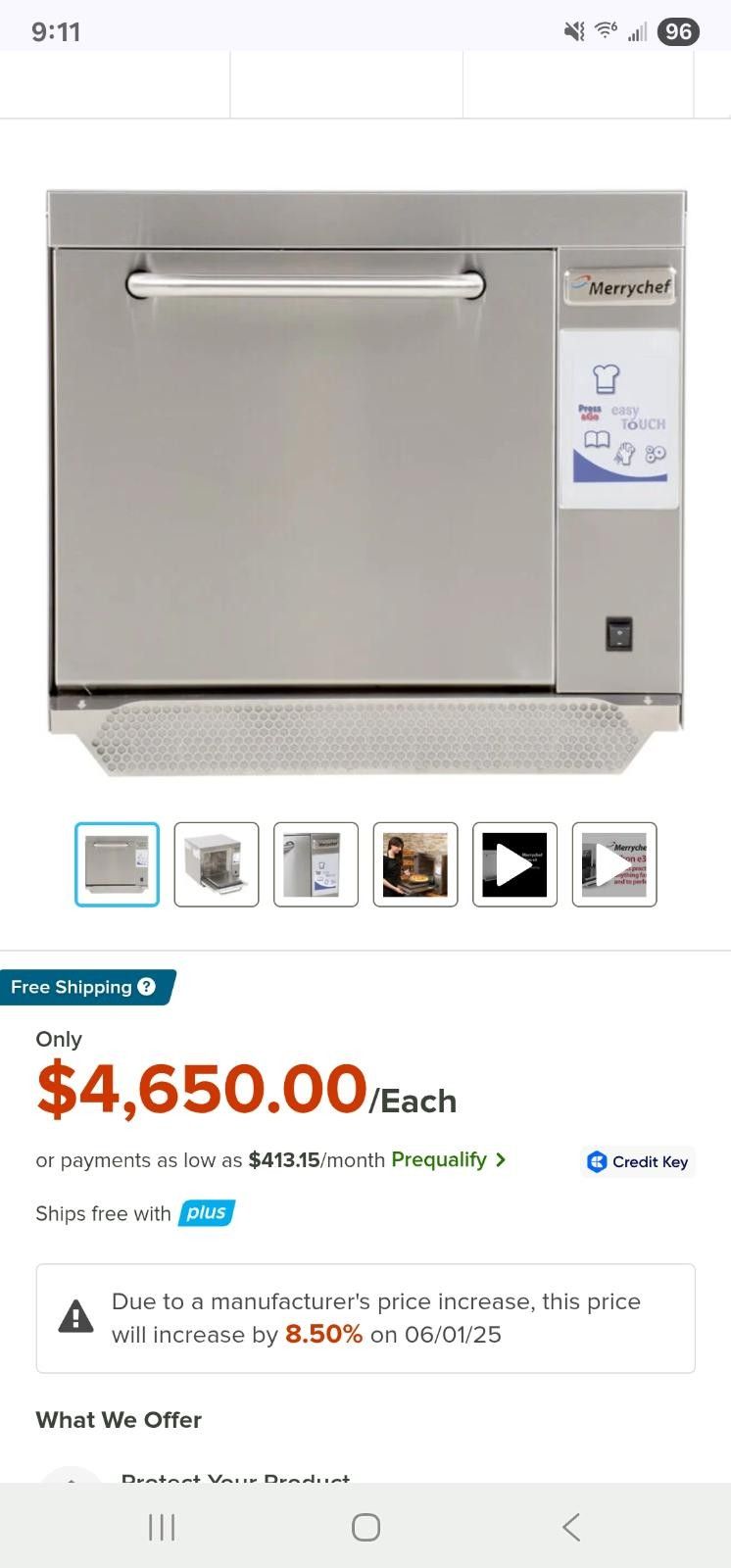 Merrychef Pizza Oven
