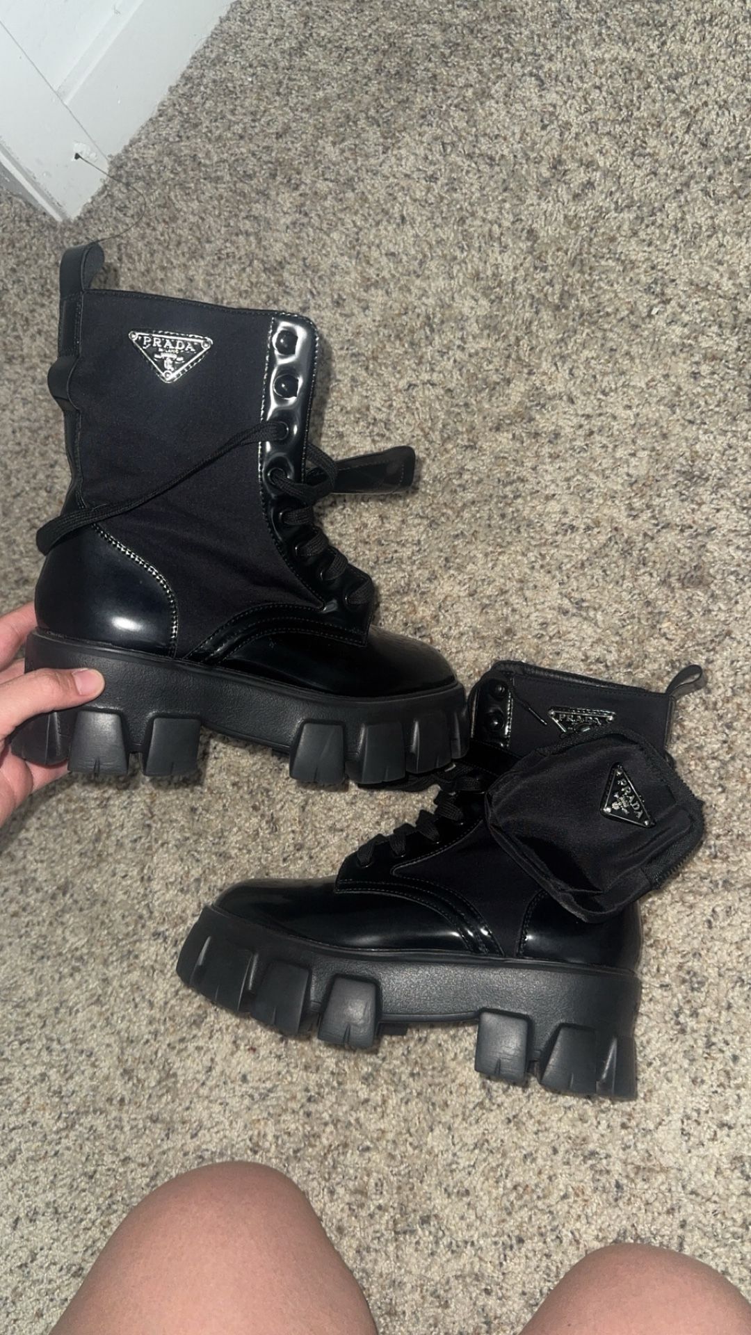 PRADA BLACK BOOTS