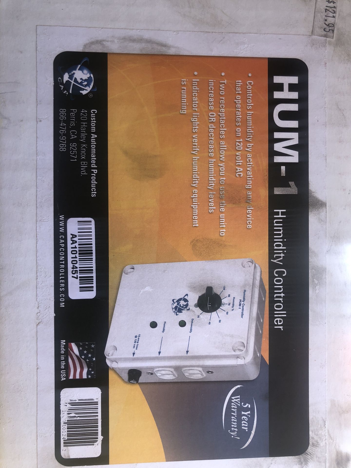 HUMIDITY CONTROLLER HUM-1