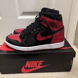 Jordan 1 Patent Leather Breds 10.5 