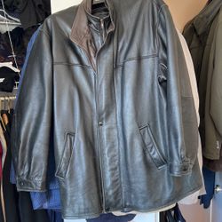 Men’s Leather Jacket 2xl-3xl