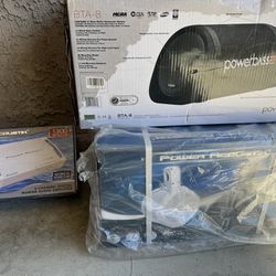 Boat Speakers, Amplifier and Bass
