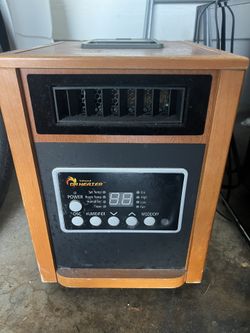 1500-Watt Infrared Portable Space Heater with Humidifier and Dual Heating System