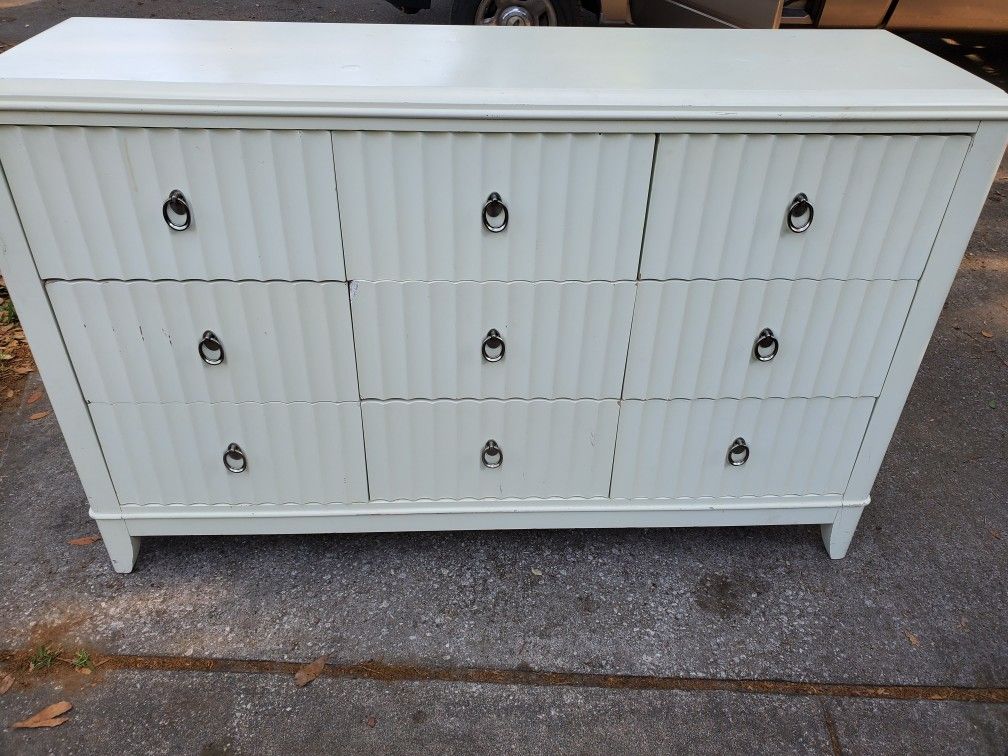 Solid Wood 9 Drawer Accent Dresser/Buffet/Media Console