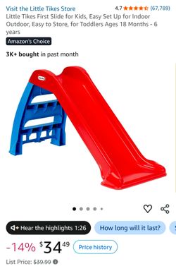 Little Tikes First Slide for Kids