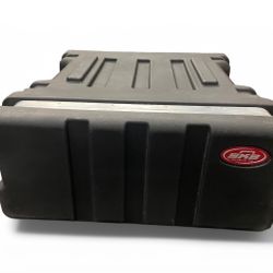 SKB 1SKB-R4S 4U Shallow Roto-Molded Rack Case with Steel Rails - Black