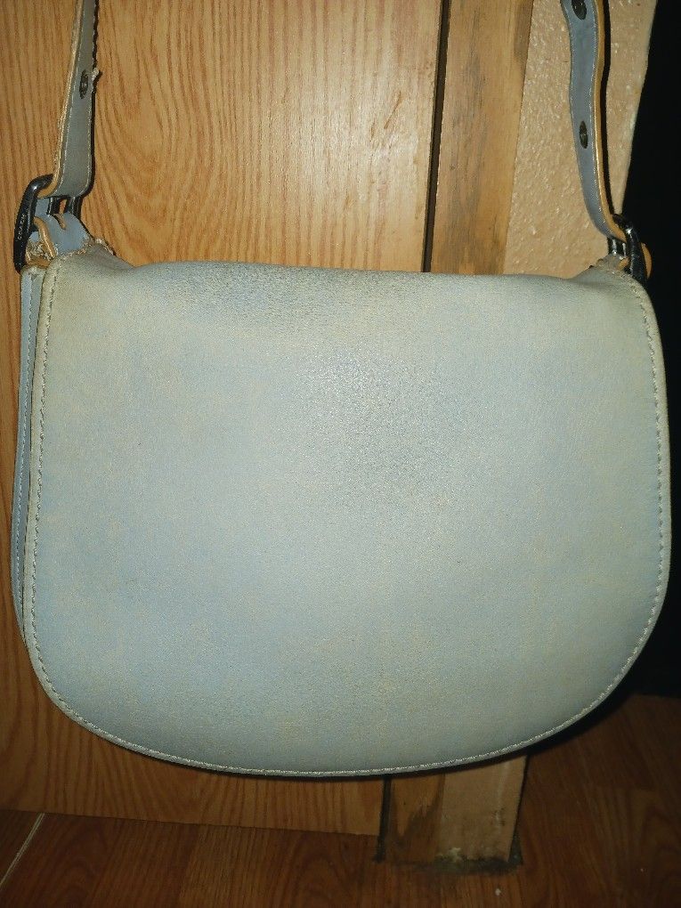 COACH SADDLE BAG IN CORNFLOWER