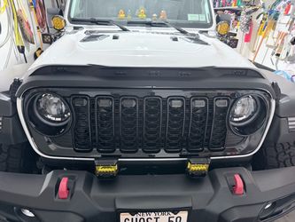 LED hood protector for Wrangler JL