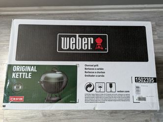 Weber Original Kettle 22-Inch Charcoal Grill -4th of July edition