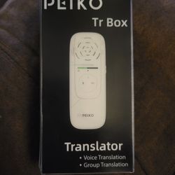 PEIKO HANDHELD TRANSLATOR!!!