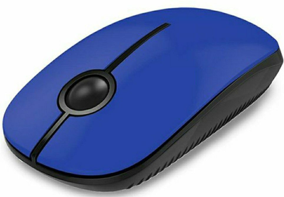 Jelly Comb 2.4G Slim Wireless Mouse with Nano Receiver, Less Noise