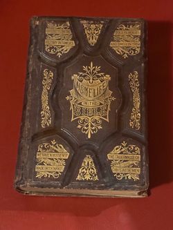 Antiquarian Leather bound ornate binding 1873  Daniel March “Home Life”