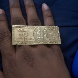 10k Gold 3 Finger Ring 