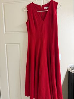 Red Calvin Klein dress, size 6