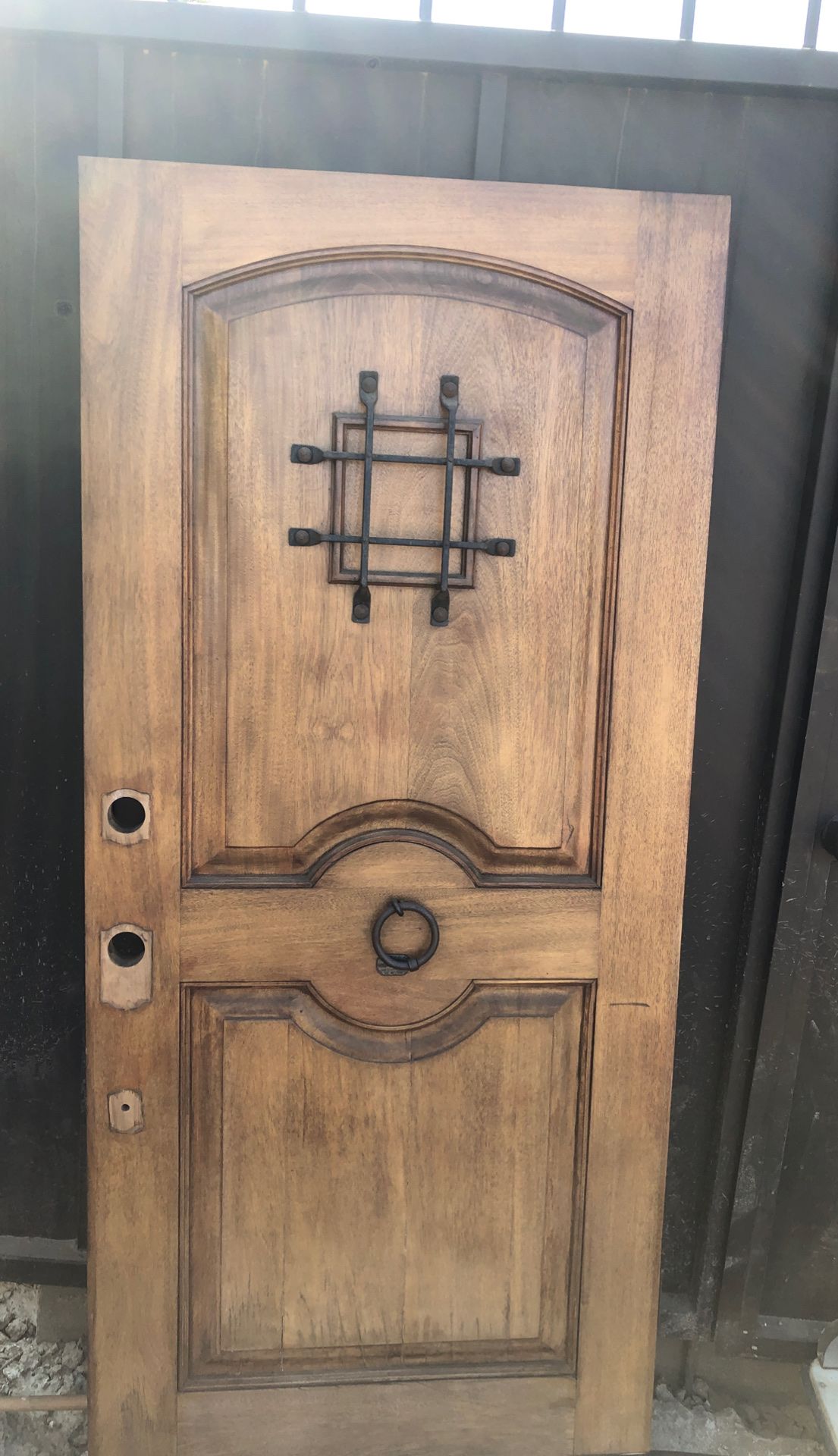 Solid wood door