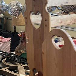 Vintage heart blanket Holder