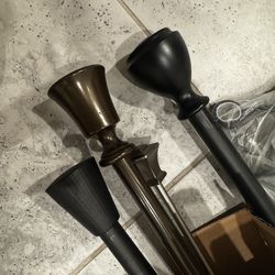 Curtain Rods for Windows 28 to 48 Inches Adjustable 1 Inch Diameter