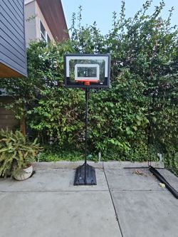 Adjustable Mini Basketball Hoop + Free Mini Basketball - $20