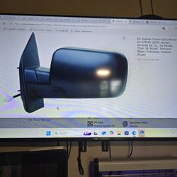 Fit System Driver Side Mirror Onlyfor Infinity X56 / Nissan Armada  Se/ Sl / Sv Model  Titan See Detail # 436