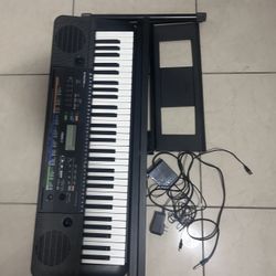 Yamaha Piano Keyboard with Stand and Pedal