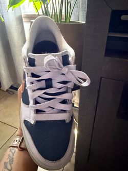 Nike Dunks White Navy and Pink